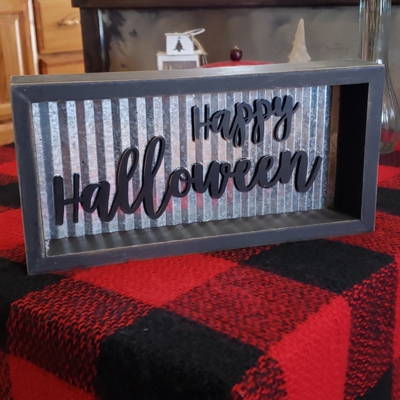 sixtrees Other - Rustic Happy Halloween picture frame decor